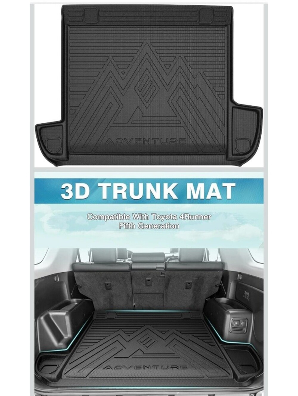 2010–2024 Toyota 4Runner 5-Seater Only Not compatible with 3rd-row seating or...